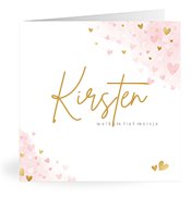 Geboortekaartjes met de naam Kirsten