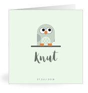 Geburtskarten mit dem Vornamen Knut