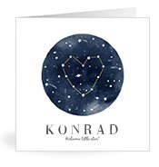 Geburtskarten mit dem Vornamen Konrad