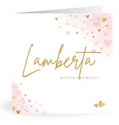 Geboortekaartjes met de naam Lamberta