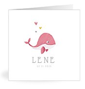 Geburtskarten mit dem Vornamen Lene