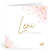 Geburtskarten mit dem Vornamen Leni