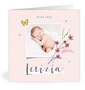 Geburtskarten mit dem Vornamen Letizia