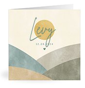 Geburtskarten mit dem Vornamen Levy