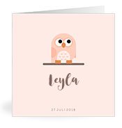 Geburtskarten mit dem Vornamen Leyla