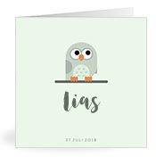 Geburtskarten mit dem Vornamen Lias