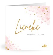 Geboortekaartjes met de naam Lieneke