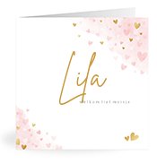 Geboortekaartjes met de naam Lila
