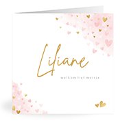 Geburtskarten mit dem Vornamen Liliane