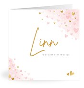 Geboortekaartjes met de naam Linn