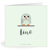 Geburtskarten mit dem Vornamen Lino
