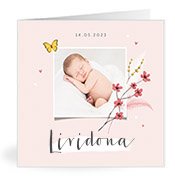 Geburtskarten mit dem Vornamen Liridona