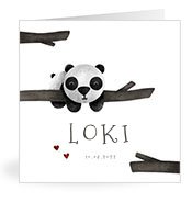 Geburtskarten mit dem Vornamen Loki