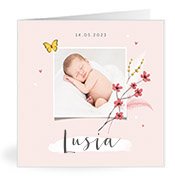 Geburtskarten mit dem Vornamen Lusia