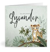 Geburtskarten mit dem Vornamen Lysander