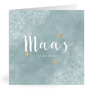 Geboortekaartjes met de naam Maas