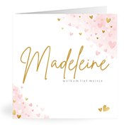 Geburtskarten mit dem Vornamen Madeleine