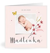 Geburtskarten mit dem Vornamen Madlenka
