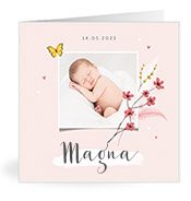 Geburtskarten mit dem Vornamen Magna