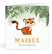 Geboortekaartjes met de naam Maikel