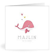 Geburtskarten mit dem Vornamen Majlin