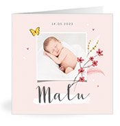 Geburtskarten mit dem Vornamen Malu