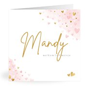 Geboortekaartjes met de naam Mandy