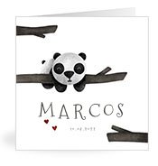 Geburtskarten mit dem Vornamen Marcos