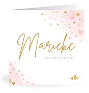 Geboortekaartjes met de naam Marieke