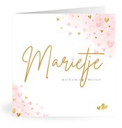 Geboortekaartjes met de naam Marietje