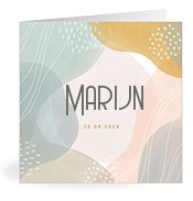 Geboortekaartjes met de naam Marijn
