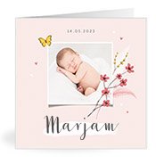Geburtskarten mit dem Vornamen Marjam