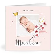 Geburtskarten mit dem Vornamen Marlen