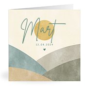 Geburtskarten mit dem Vornamen Mart
