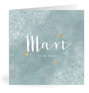 Geburtskarten mit dem Vornamen Mart