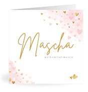 Geboortekaartjes met de naam Mascha