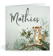 Geburtskarten mit dem Vornamen Mathies