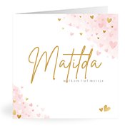Geboortekaartjes met de naam Matilda