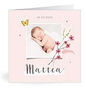 Geburtskarten mit dem Vornamen Mattea