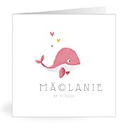 Geburtskarten mit dem Vornamen Mélanie