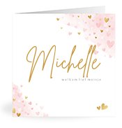 Geboortekaartjes met de naam Michelle