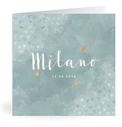 Geboortekaartjes met de naam Milano