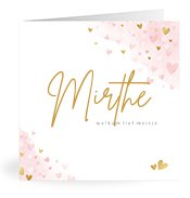 Geboortekaartjes met de naam Mirthe