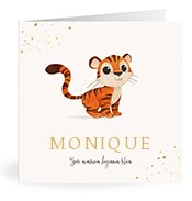 Geburtskarten mit dem Vornamen Monique