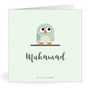 Geburtskarten mit dem Vornamen Muhamad