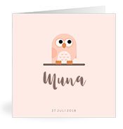 Geburtskarten mit dem Vornamen Muna