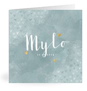 Geburtskarten mit dem Vornamen Mylo