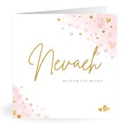 Geboortekaartjes met de naam Nevaeh