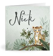 Geburtskarten mit dem Vornamen Nick