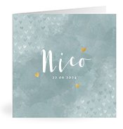 Geburtskarten mit dem Vornamen Nico
